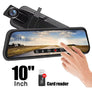 4K Dash Camera — Full Screen Mirror DVR with Night Vision & Parking Guard