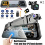 ProShield 4K – Smart Mirror Dash Cam with Dual Lens & 32G Card