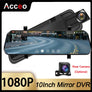 NightGuard Pro Dual Dash Cam | 1080P FHD Mirror Camera with Night Vision, Parking Monitor & Optional Rear Camera