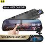 H96 Pro Smart Mirror Dash Cam | 10" Touch Screen | Full HD 1080P Dual Camera | Night Vision | Loop Recording